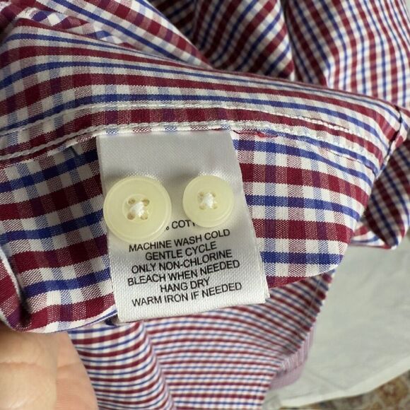 Untuckit Plaid 100% Cotton Button Down Shirt - Men’s L - Picture 7 of 8